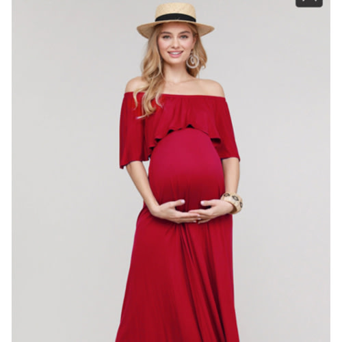 Carolina Off Shoulder Maxi Dress