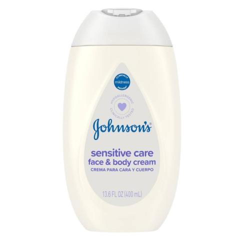 Sensitive Care Baby Face & Body Cream for Dry & Sensitive Skin - Lightly Scented