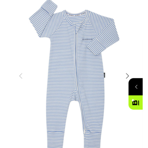Bonds Newbies Wide Needle Rib Zippy | Baby Baby Coverall | BWCUA