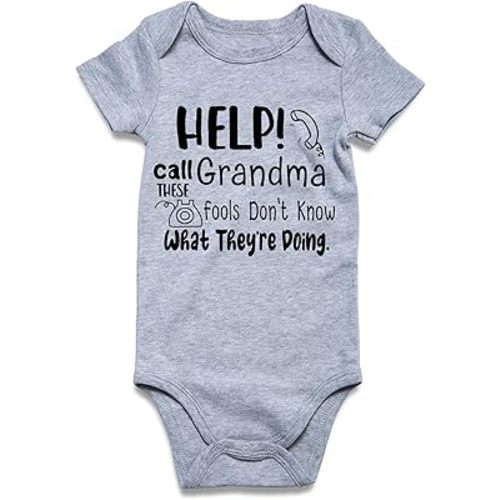 Baby Boys Girls Bodysuit Infant Funny Outfit Newborn Short Sleeve Romper Clothes Baby Jumpsuit 0-12 Months