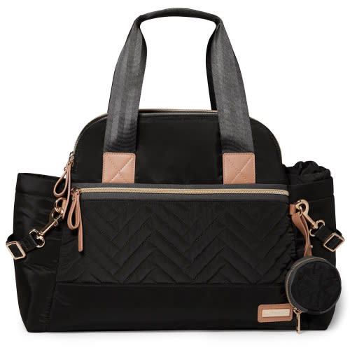 Skip Hop Suite 6 Piece Diaper Satchel Set - Black