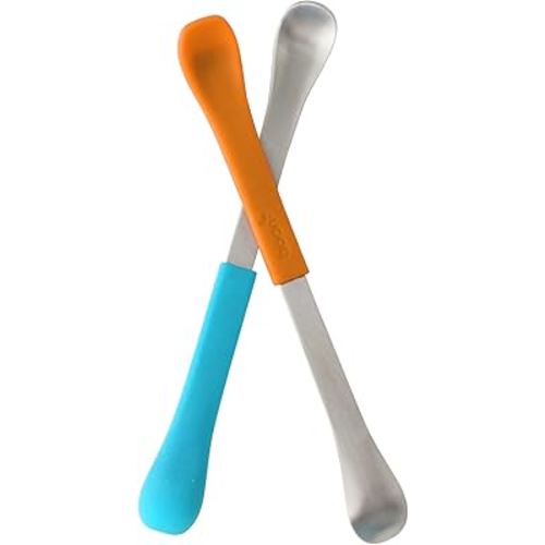 Boon Swap 2-in-1 Baby Spoon, Blue/Orange
