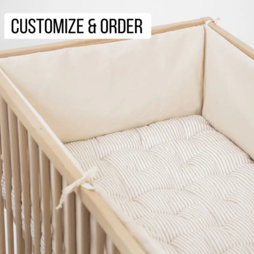 Wool Crib Bumper | Safe, Hypoallergenic & Chemical-Free