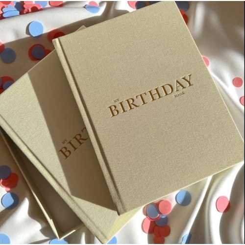 Luxury Linen Birthday Memory Book: 21 Years Keepsake Journal