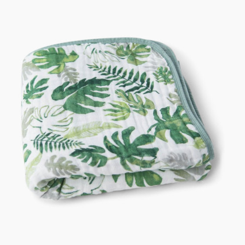 Little Unicorn Cotton Muslin Original Quilt - Tropical Leaf