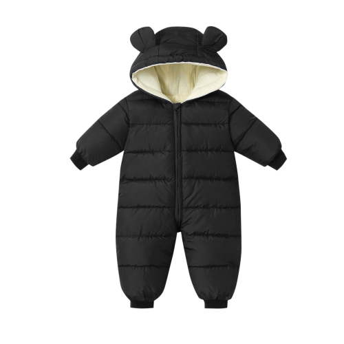 ABATAB Newborn Baby Boy Girl down Jacket Hoodies Zipper Warm Rompers Infant Thermal Onesies Snowsuit Cold Winter Outfits