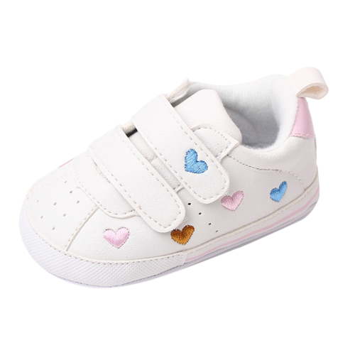 WUANDIXFA Baby Shoes Boy Baby Shoes Boys Girls Sneakers Non Slip Rubber Sole Toddler Crib First Walker Shoes Blue,4