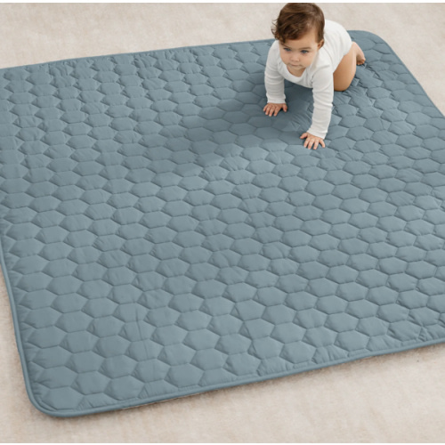 Play Mat with Non-Slip Bottom in Pacific Blue
