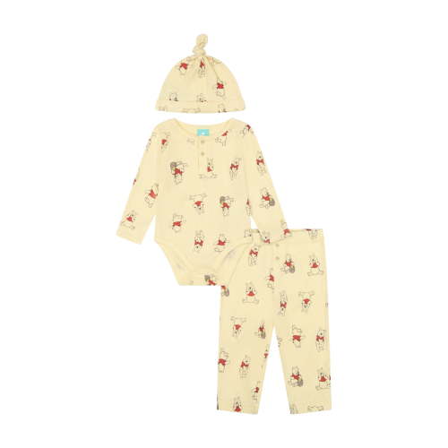 Winnie The Pooh Baby Boys 3 Piece Rib Pant Set, Sizes 0-24M