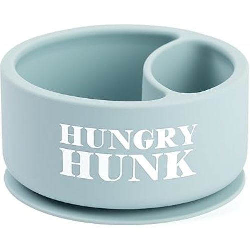 Silicone Suction Bowl for Toddlers and Babies by Bella Tunno, Food Grade BPA Free Silicone, Non Slip Suction Base, Microwave & Dishwasher Safe, Ideal Baby-Led Weaning & Self Feeding Bowl, Miss Mess