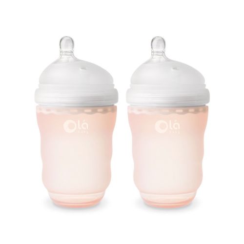 Olababy Gentle Bottle - Coral 8oz (2PK)