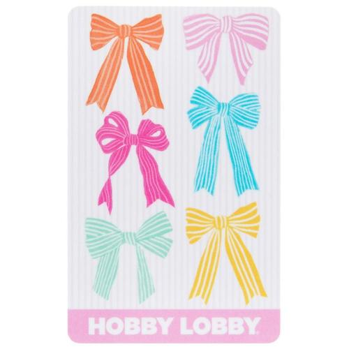 Colorful Bows Gift Card