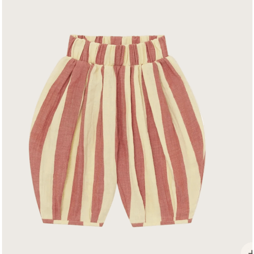 Tomato Stripes Resort Pants | Organic Zoo