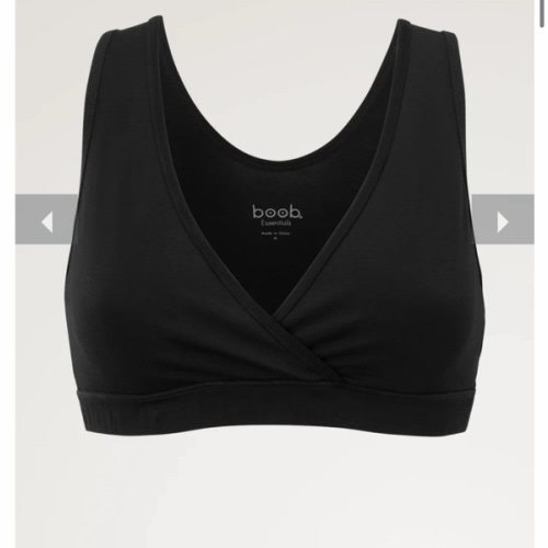 Essential maternity and nursing bra - Black | Boob Design