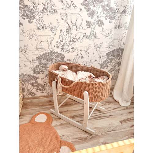 Elegant Crochet Moses Basket – Cozy & Stylish