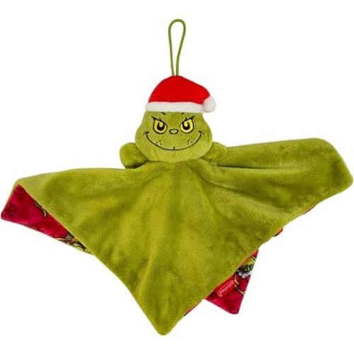 Infantino The Grinch Soft Lovey, Plush Security Blanket & Tether