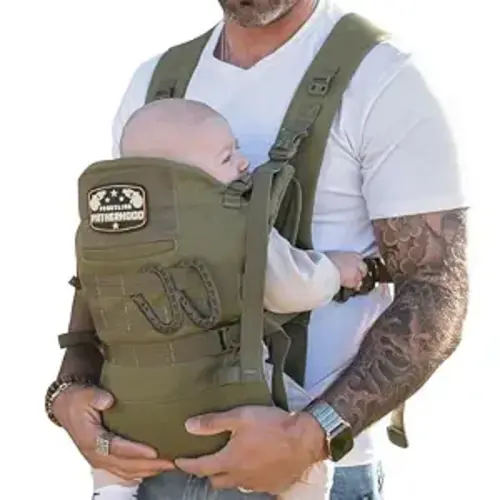 Dad Baby Carrier for Dad, Men Baby Carrier for Men, Sunshade & Waist Strap