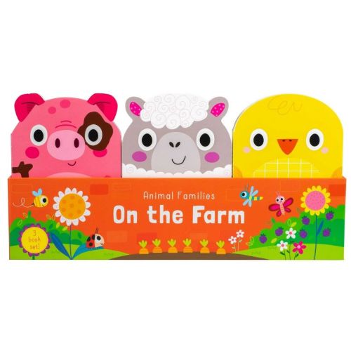 Animal Families: On the Farm - (Board Book)