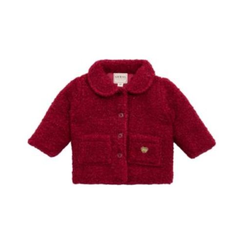 Baby Girls Lurex Sherpa Padded Coat