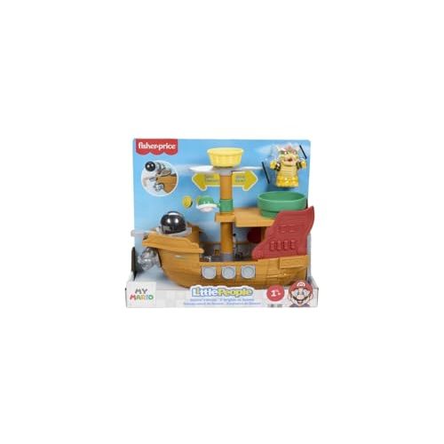 Fisher-Price Little People Toddler Toy My Mario Bowser’s Airship Playset with Figure for Preschool Pretend Play Kids Ages 18+ Months