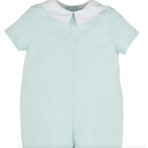 Aqua Pinstripe Boy Bubble