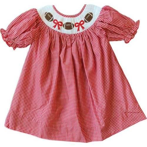Red Gingham Football, Kate Dress - Teeta | Maisonette