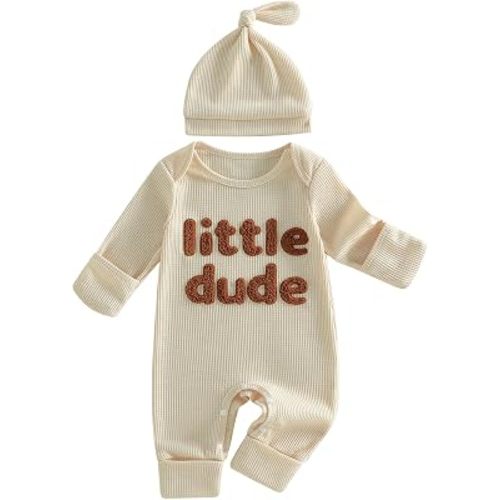 Newborn Baby Boy Fall Outfit Romper Jumpsuit Bodysuit Infant Clothes