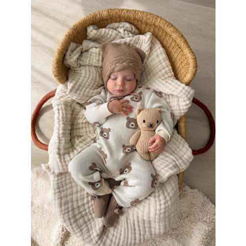 Little Bear Jacquard Jumpsuit