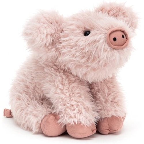 Jellycat Curvie Pig Stuffed Animal, 10 inches | Farmyard Plush Toy | Classic Children's Gift For Women Cute Jellycat Stuffed Animals Best Kids Toys jellycat Birthday Gifts For Girl