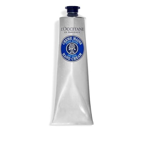 L'OCCITANE 20% Organic Shea Butter Hand Cream, Nourishes & Protects Dry Hands, Fast-Absorbing, Non-Greasy, Leaves Skin Moisturized & Soft, Vegan