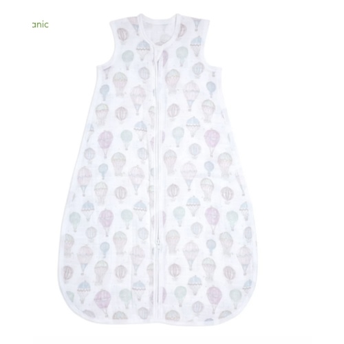 organic cotton light sleep sack TOG 1.0 above the clouds | aden + anais