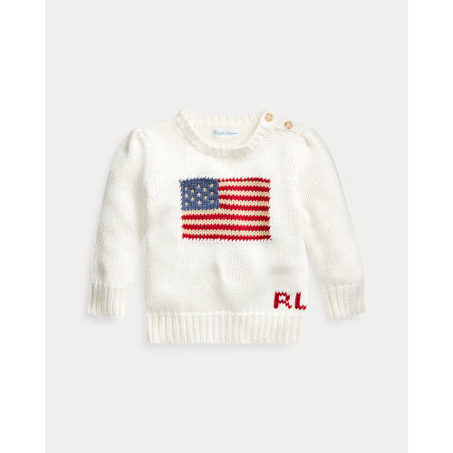 American Flag Sweater | Sweaters BABY GIRL (0-24 months) | Ralph Lauren