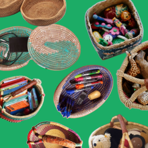 Secondhand Woven Baskets (Any Size!)