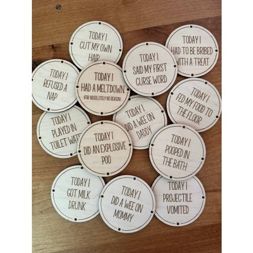 Funny Baby and Toddler Milestones | Set of 13