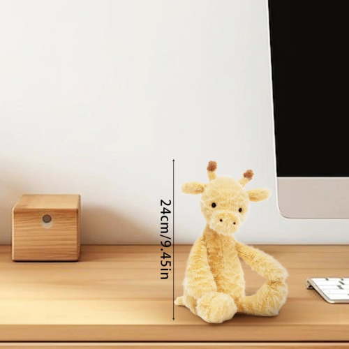 Celebrate Christmas with Rolie Polie Giraffe Plush Toys Ultra-Soft Stuffed Animals 9.45 In Winter Plush Best Cute Xmas Collectible Birthday Gift