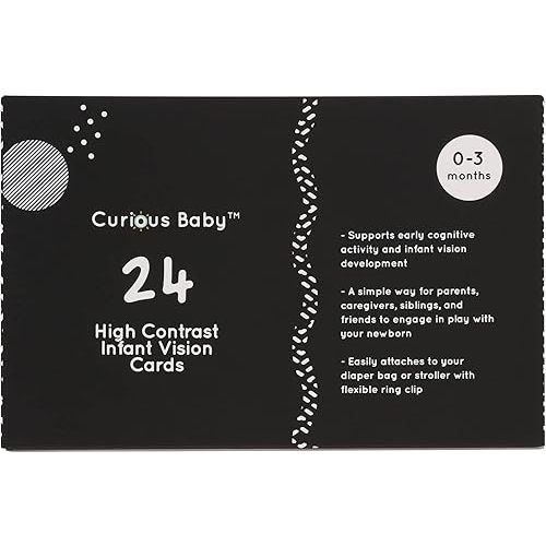 Curious Baby™ High Contrast Expansion Pack – 24 High Contrast Infant Vision Cards