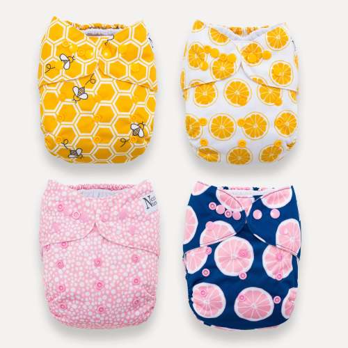 4-Pack Cloth Diapers. - Nora’s Nursery