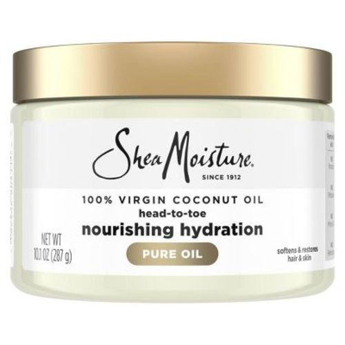 SheaMoisture 100% Extra Virgin Coconut Oil - Body Oil, Skin Care & Hair Moisturizer - 10.1 fl oz
