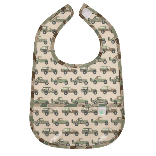 The Wipe It Bib in Jeeps