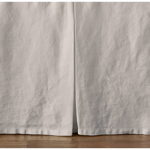 Washed Organic Linen Crib Skirt | RH Baby & Child