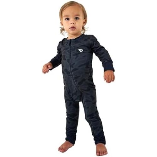 Burlebo Baby Zip Up – Soft Performance Fabric with Fold-Over Cuffs