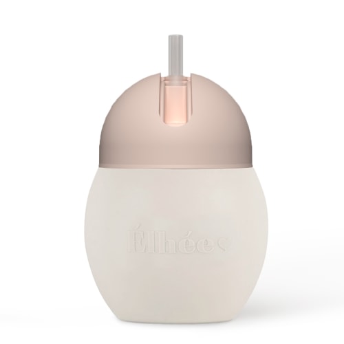 Weighted straw cup 8 oz | Sand/Nude 6m+