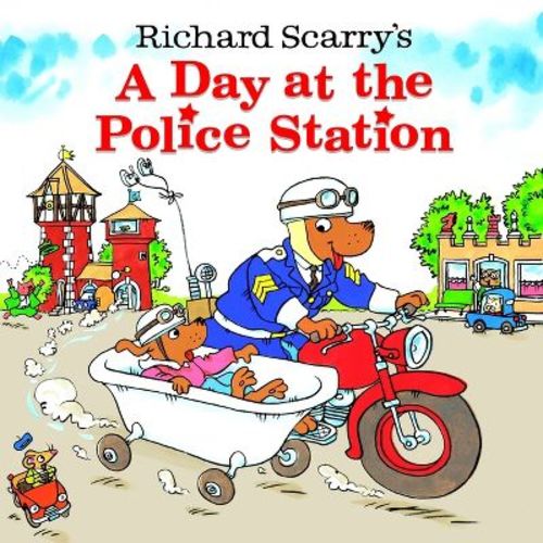 A Day at the Police Station - (Richard Scarrys) by Richard Scarry (Paperback)