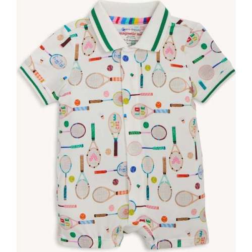Love All Modal Magnetic S/S Short Polo Romper