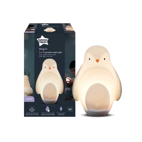 Gro Company Tommee Tippee Penguin 2 In 1 Portable Night Light | David Jones