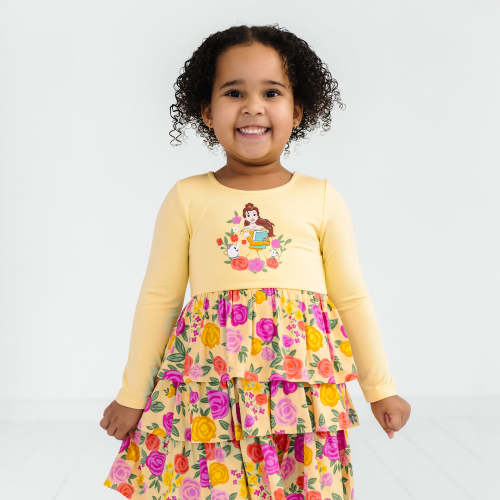 Disney Princess Belle Tiered Dress – Little Sleepies