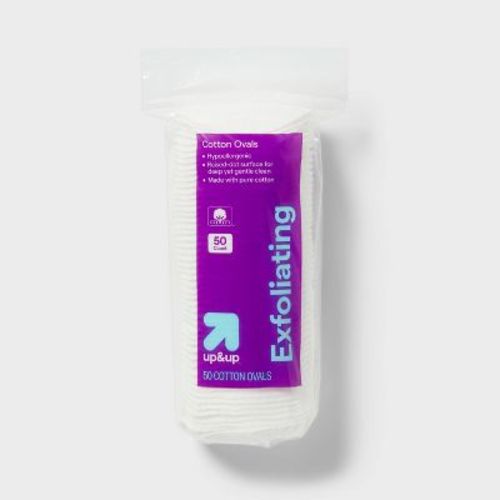 Exfoliating Cotton Ovals - 50ct - up&up™