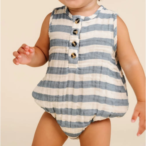Cloud Muslin™ Bubble Romper - Lincoln