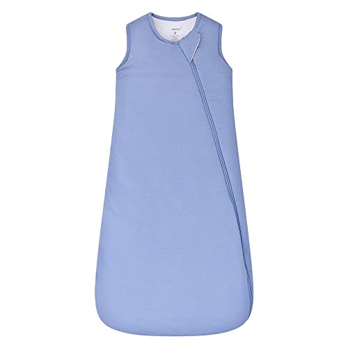 HAPIU Unisex Rayon Made from Bamboo Baby Sleep Sack TOG 1.0, 2-Way Zipper YKK, Wearable Blanket Baby