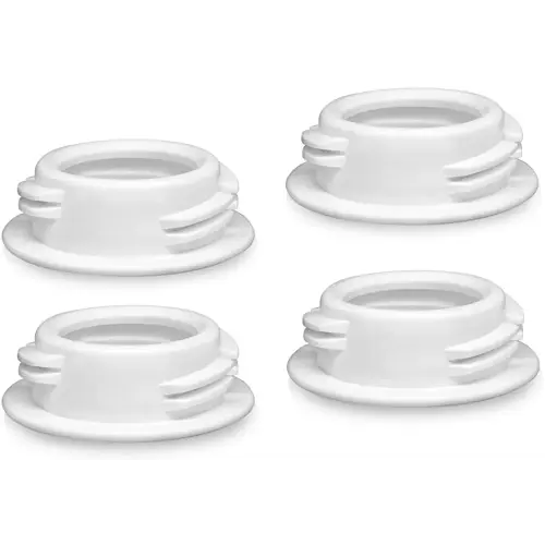 Maymom Baby Bottle Thread Changer or Bottle Converter; Compatible with Spectra S1 S2 Pumps Wide Mouth Flanges to use Medela Ameda Lifefactory Bottles, Dr. Brown Narrow Neck Bottles